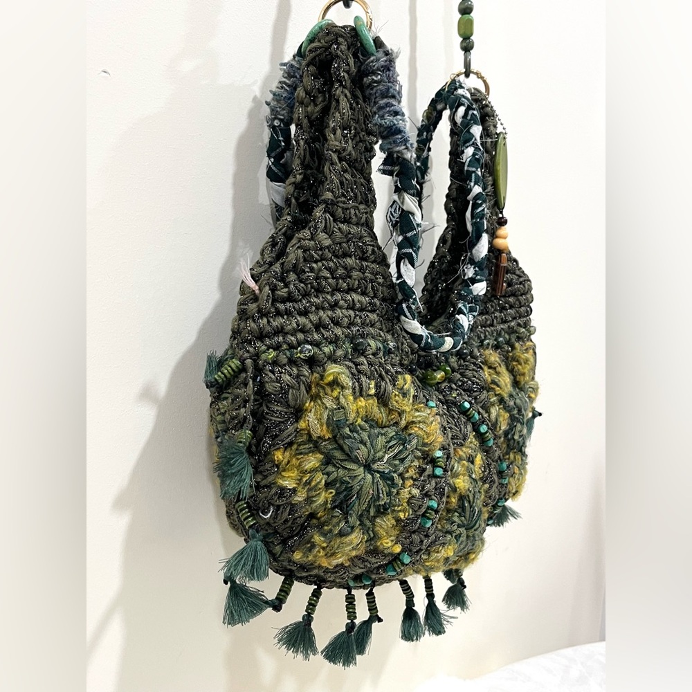 Hand made Crochet Boho Tote Bag - Picture 5 of 16